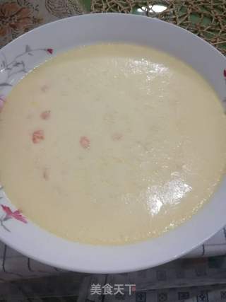 虾仁蒸蛋的做法步骤：3