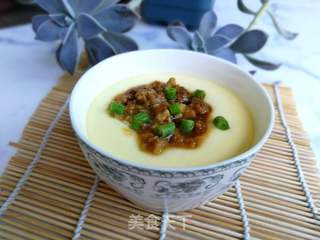 肉末蒸蛋羹的做法步骤:6