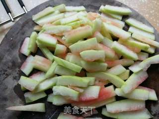 肉末西瓜酱的做法步骤:4