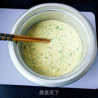 西葫芦鸡蛋饼的做法步骤:4