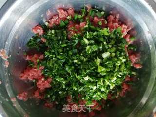 简易版牛肉水煎包的做法步骤:3