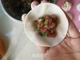 简易版牛肉水煎包的做法步骤:5