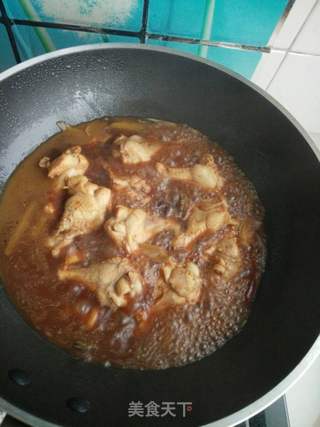 鸡翅根炖鲍鱼的做法步骤:12