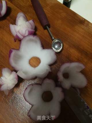 洋葱莲花的做法步骤:4