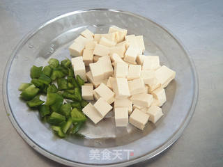 肉末豆腐拌面的做法步骤:3