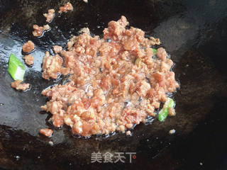 肉末豆腐拌面的做法步骤:5