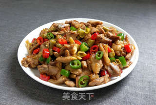 酸辣炒鸭肉的做法步骤:11