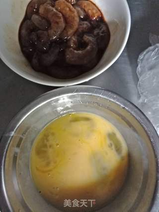 虾仁炒饭的做法步骤:3