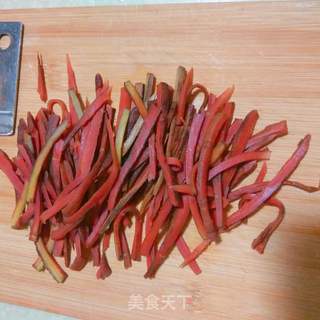 拌胡萝卜干的做法步骤:7