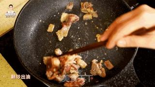 芝士飘香的辣白菜妙五花肉豆芽饭的做法步骤:5