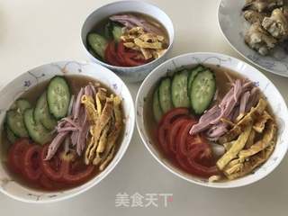 夏日中华风乌冬面的做法步骤:7