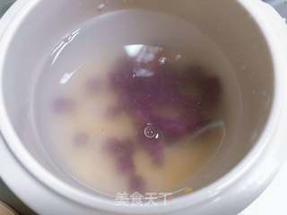 【宝宝辅食】紫薯双米粥的做法步骤:4