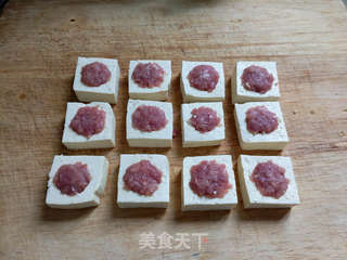 砂锅酿豆腐的做法步骤:4