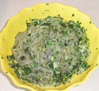 青菜粉丝包的做法步骤:4