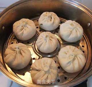 青菜粉丝包的做法步骤:6