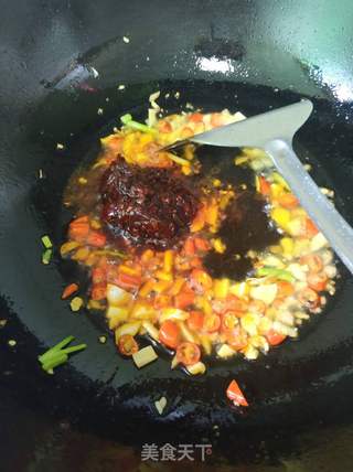 香辣粉丝虾的做法步骤:4