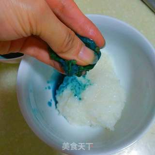 蝶豆花糯米饭的做法步骤:13