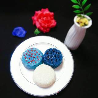 蝶豆花糯米饭的做法步骤:20