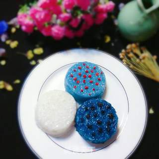 蝶豆花糯米饭的做法步骤:23