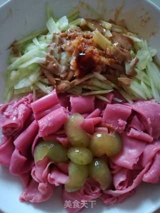 苋菜凉皮的做法步骤:14