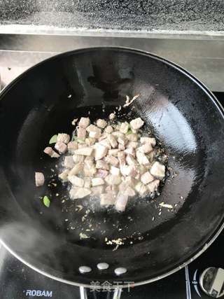 肉丁茄子卤的做法步骤:6