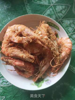 椒盐虾的做法步骤：5