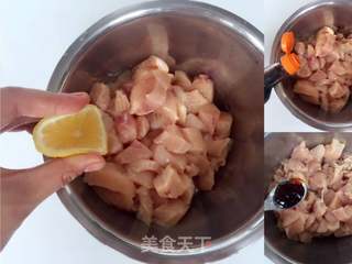 烤箱版无油炸鸡块的做法步骤:3