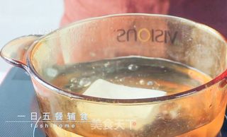 虾皮奶酪焗豆腐的做法步骤:4