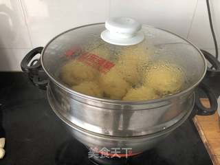 南瓜甜花卷的做法步骤:11