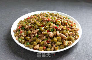 肉末酸豆角的做法步骤:8