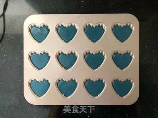 蝶豆花玛德琳的做法步骤:11