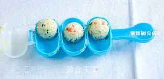 杂蔬鳕鱼饭团的做法步骤:9