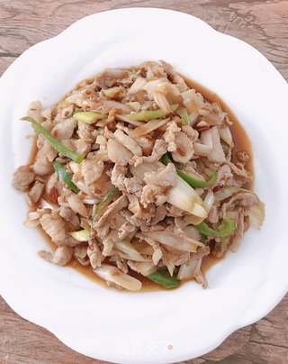 大葱炒肉的做法步骤：6