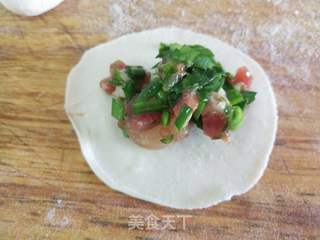 韭菜虾仁肉三鲜饺子的做法步骤:7