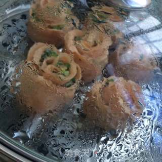 浪漫玫瑰蒸饺的做法步骤:13
