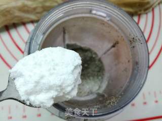 黑芝麻花生糖三角的做法步骤:8