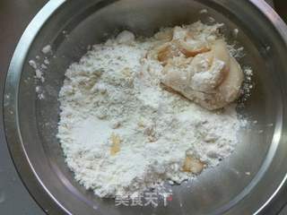 蔓越莓绿豆酥的做法步骤:3