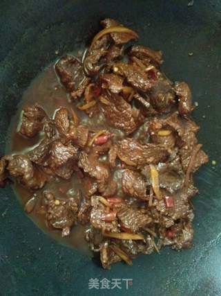 香辣牛肉的做法步骤：10