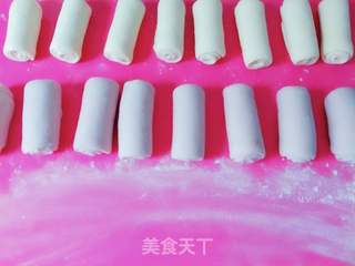 双色棋格面包的做法步骤:10