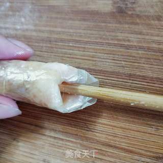 酿腐皮肉卷的做法步骤:7