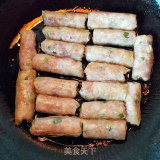 酿腐皮肉卷的做法步骤:13