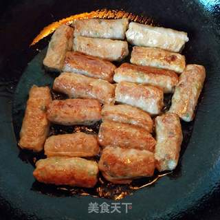 酿腐皮肉卷的做法步骤:14