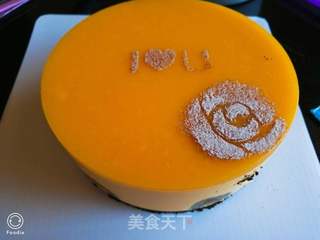 芒果慕斯蛋糕的做法步骤:20