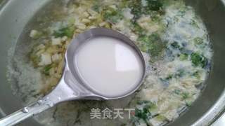 西蓝花豆腐羹的做法步骤:7