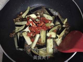 肉末炒茄子的做法步骤:8