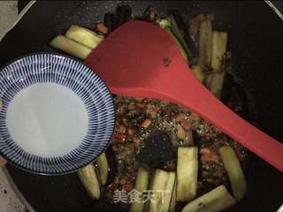 肉末炒茄子的做法步骤:9