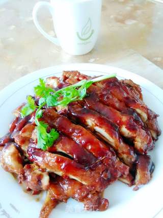 蜜汁鸡腿的做法步骤:13
