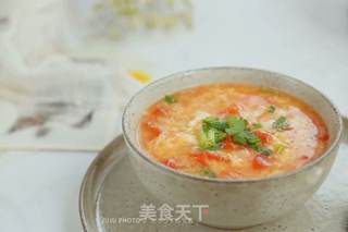 西红柿鸡蛋疙瘩汤的做法步骤:12
