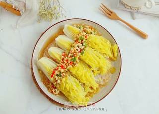 蒜蓉粉丝娃娃菜的做法步骤:8