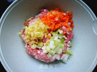 香菇酿肉的做法步骤:2